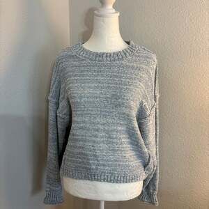 Blu Pepper - EXPOSED SEAM DROP SHOULDER PULLOVER SWEATER